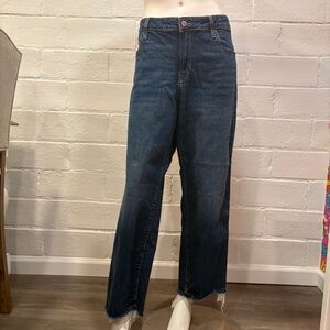 Old Navy Dark Blue Straight Leg Jeans